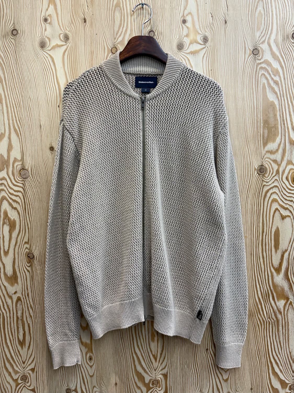 디스이즈네버댓 니트 집업 상품이미지1