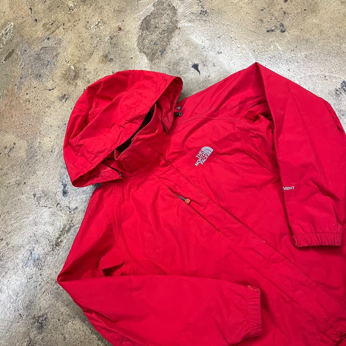 [정품/M] 노스페이스 빨간색 바람막이 자켓 b19 상품이미지1