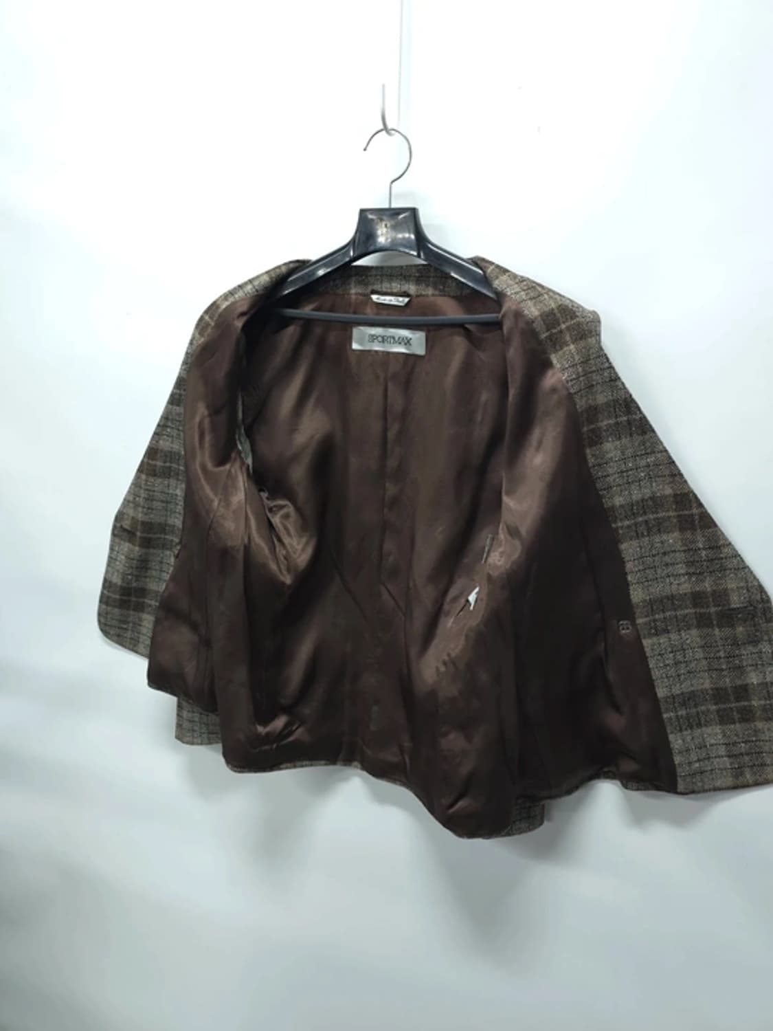 막스마라 SPORTMAX 체크 블레이저 Made in Italy 상품이미지3