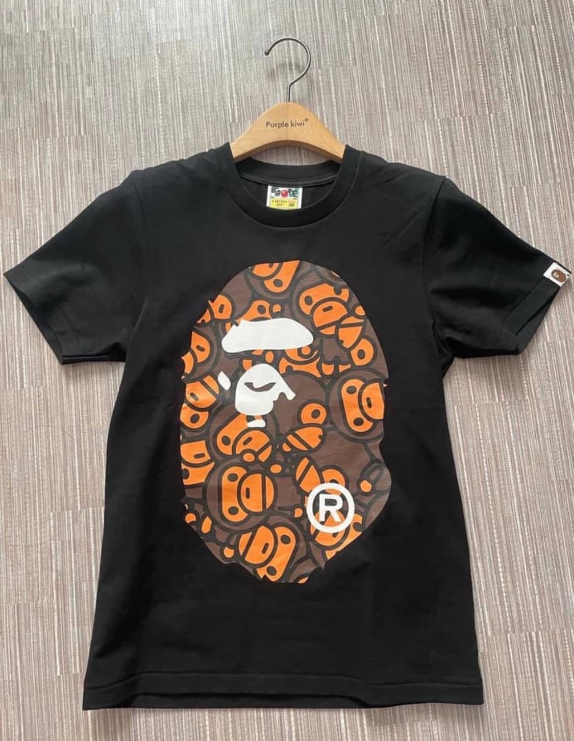 새거급처) 베이프 마일로 빅헤드 여성 반팔티 xxs bape 상품이미지1