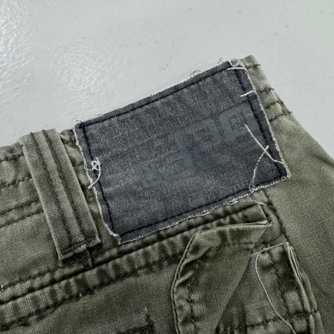 지스타 Y2K 멀티포켓 워싱 밀리터리 와이드 카고팬츠 상품이미지8