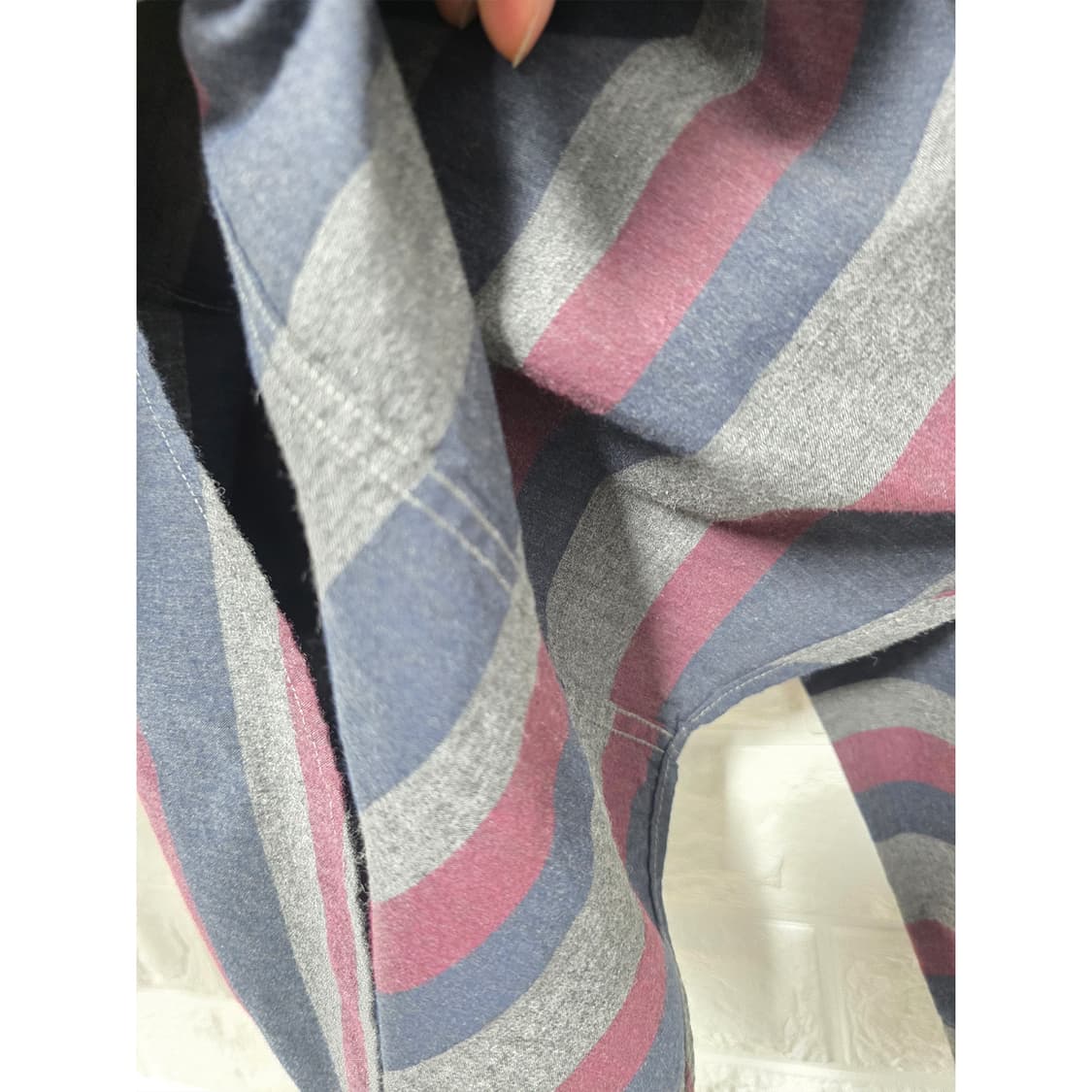 헤지스 남성 슬림핏 스트라이프 셔츠 100 상품이미지3