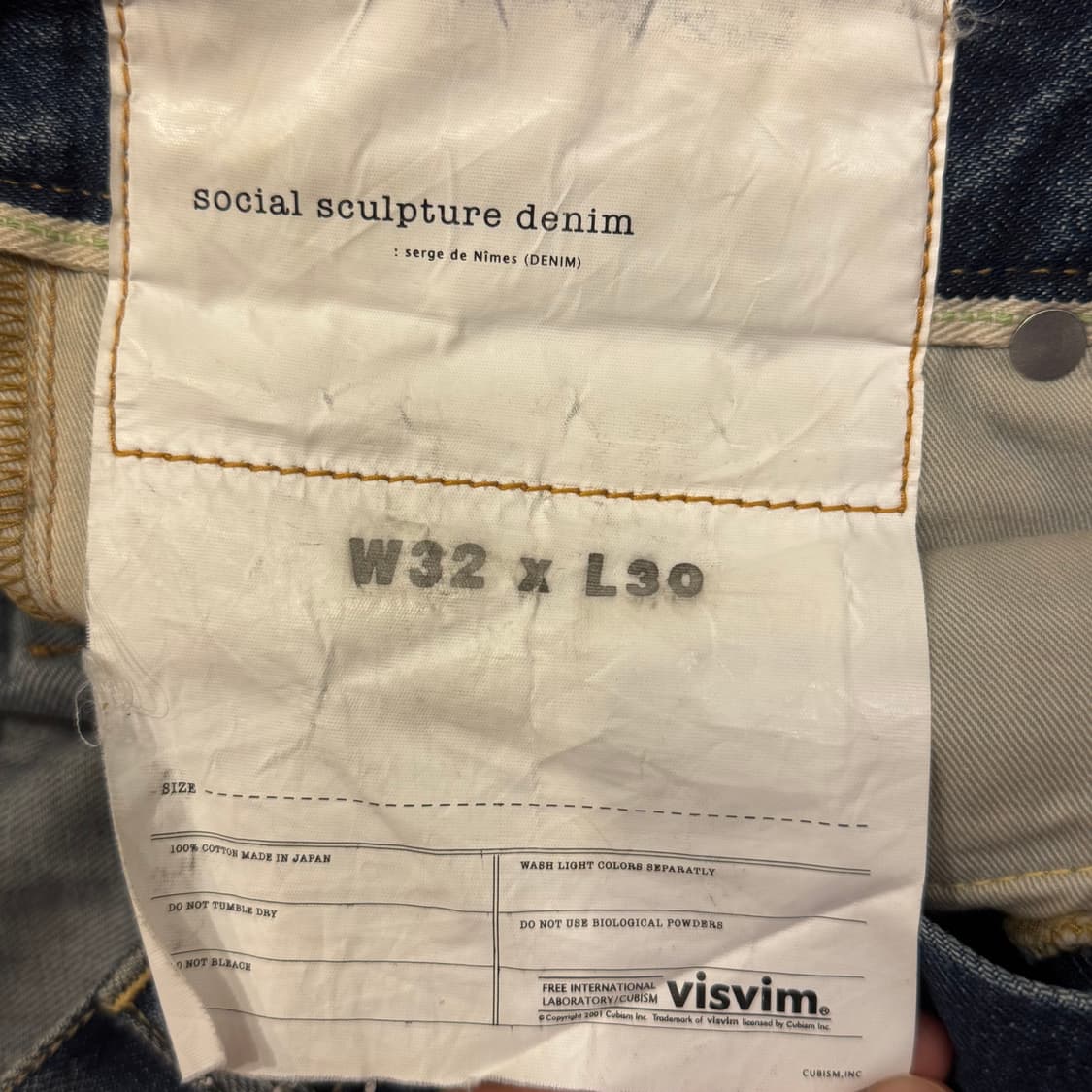 VISVIM 04D13 데님 상품이미지6