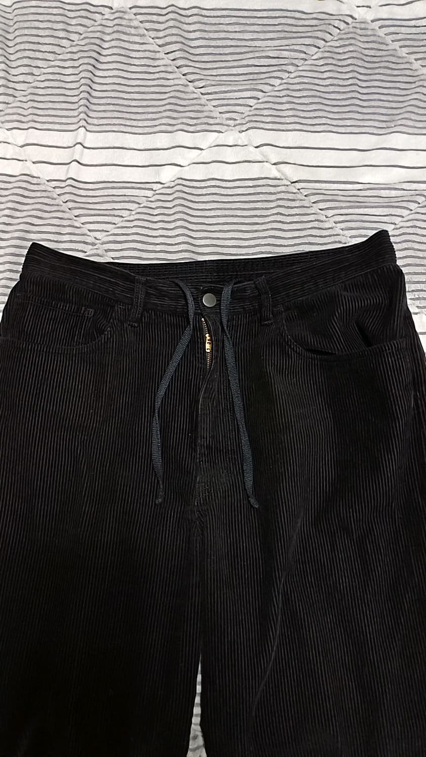 지유 와이드 코듀로이팬츠 33인치 기장105 상품이미지2