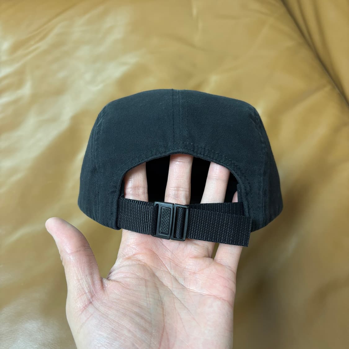 슈프림 캠프캡 모자 박스로고 워시드 블랙 상품이미지7