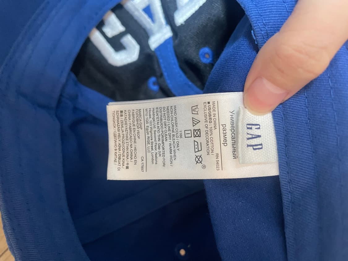 GAP 갭 볼캡 블루 상품이미지3