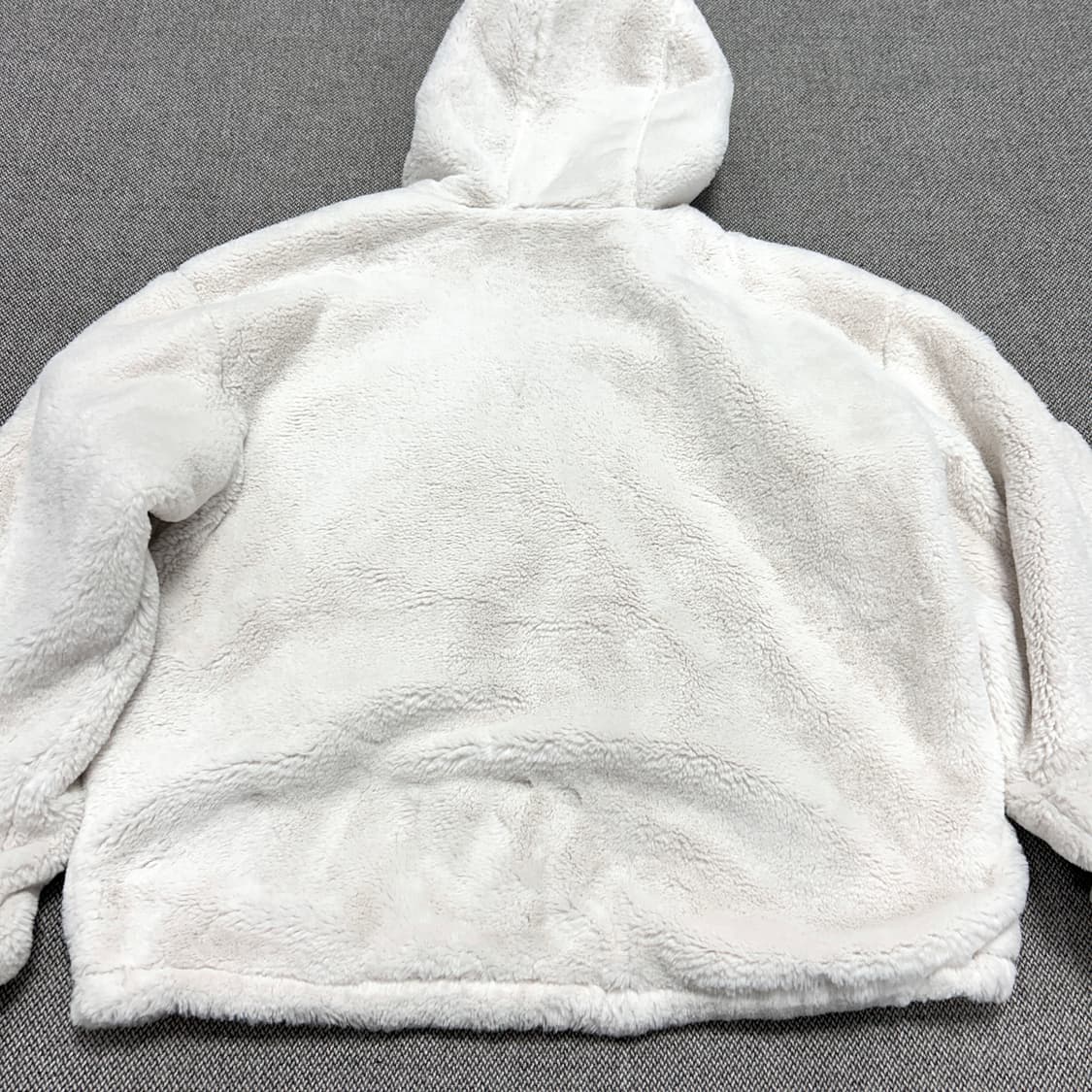 노스페이스 우먼스 아이보리 후드 쉐르파 자켓(M) 상품이미지6