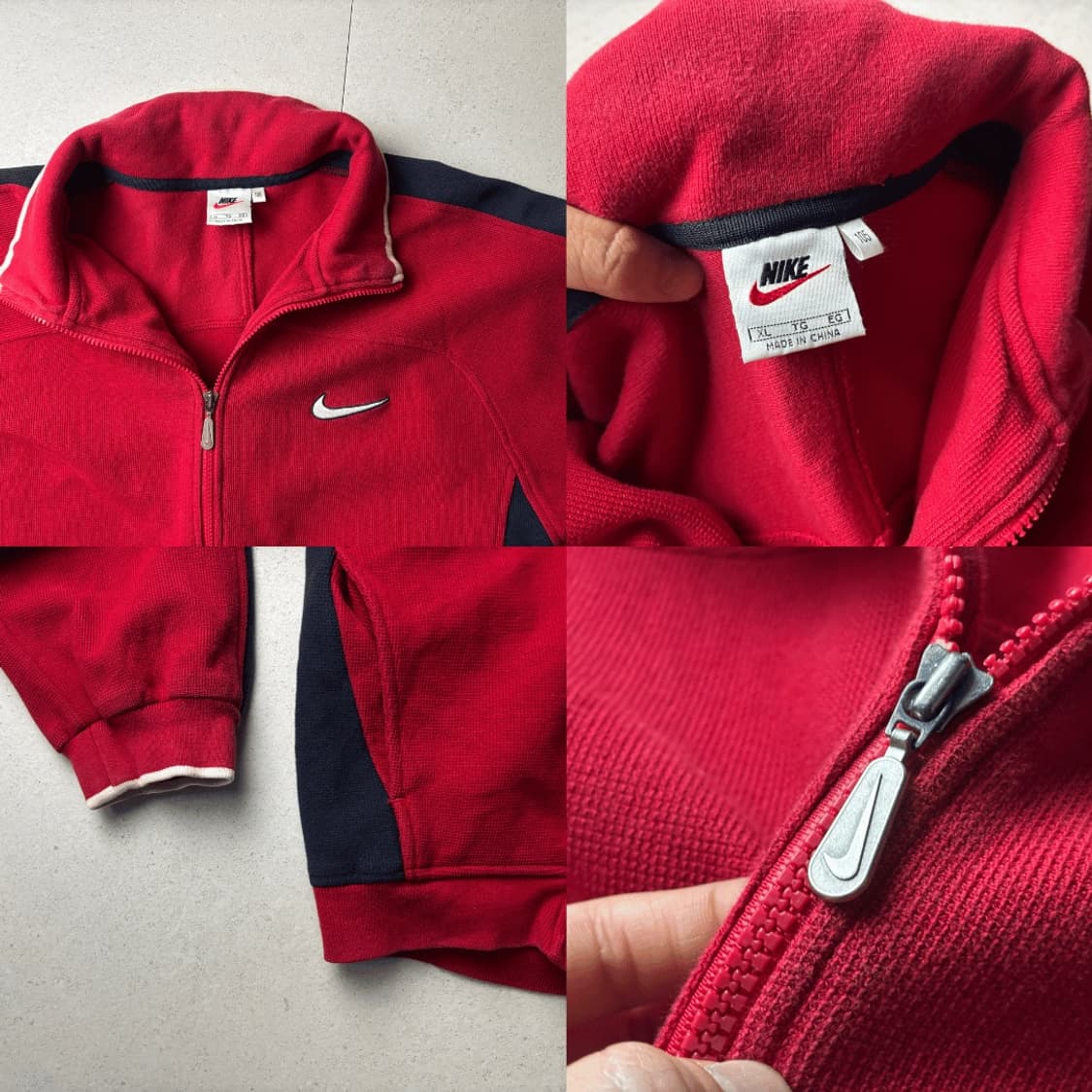 나이키 백로고 스우시 레드 져지 상품이미지4