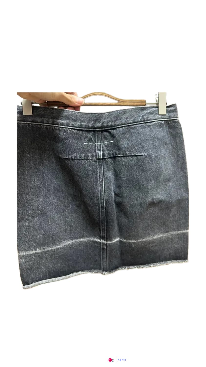 MM6 black denim skirt 데님 스커트 상품이미지2