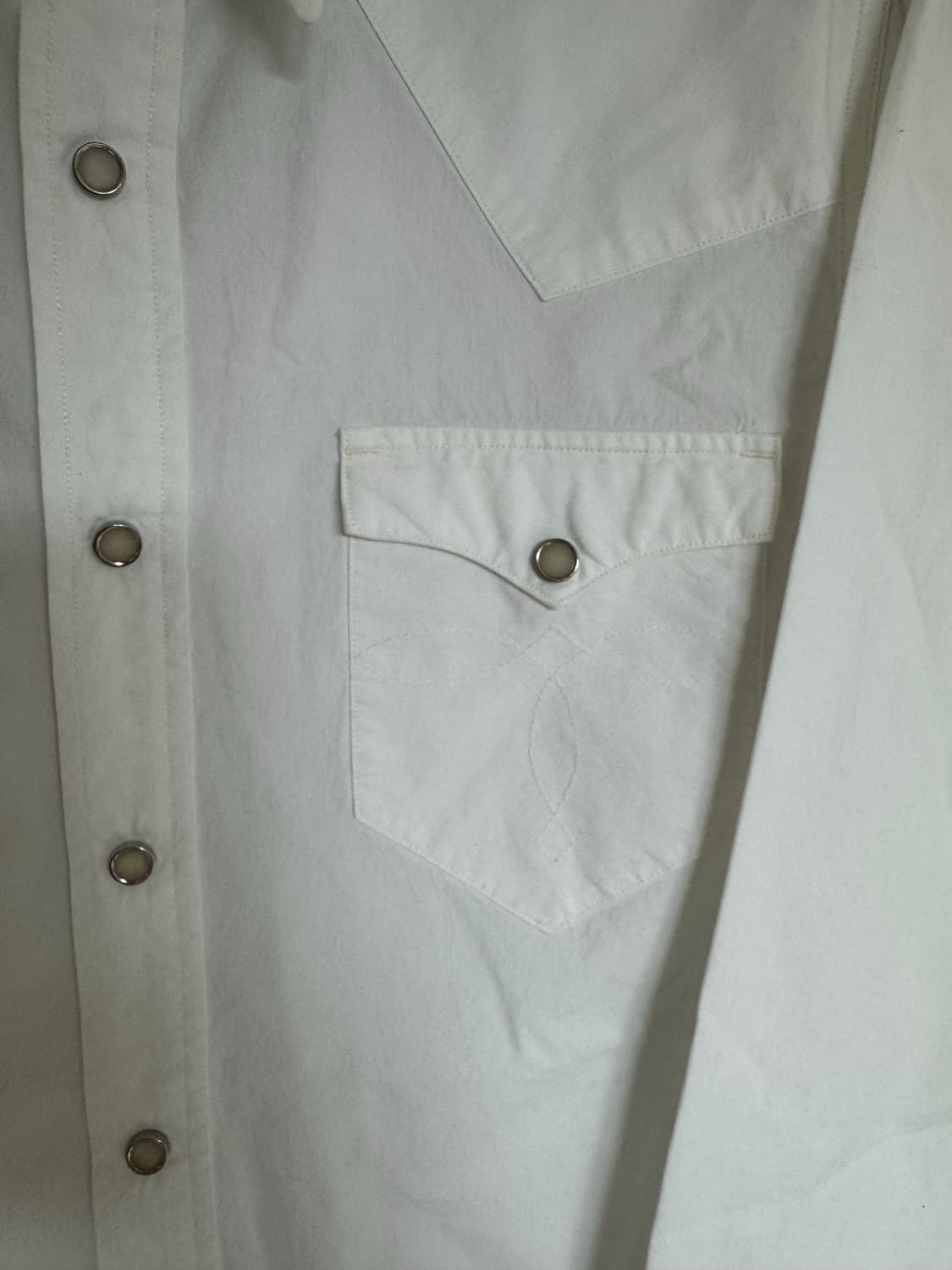 M RRL 더블알엘 웨스턴 셔츠 화이트 상품이미지4