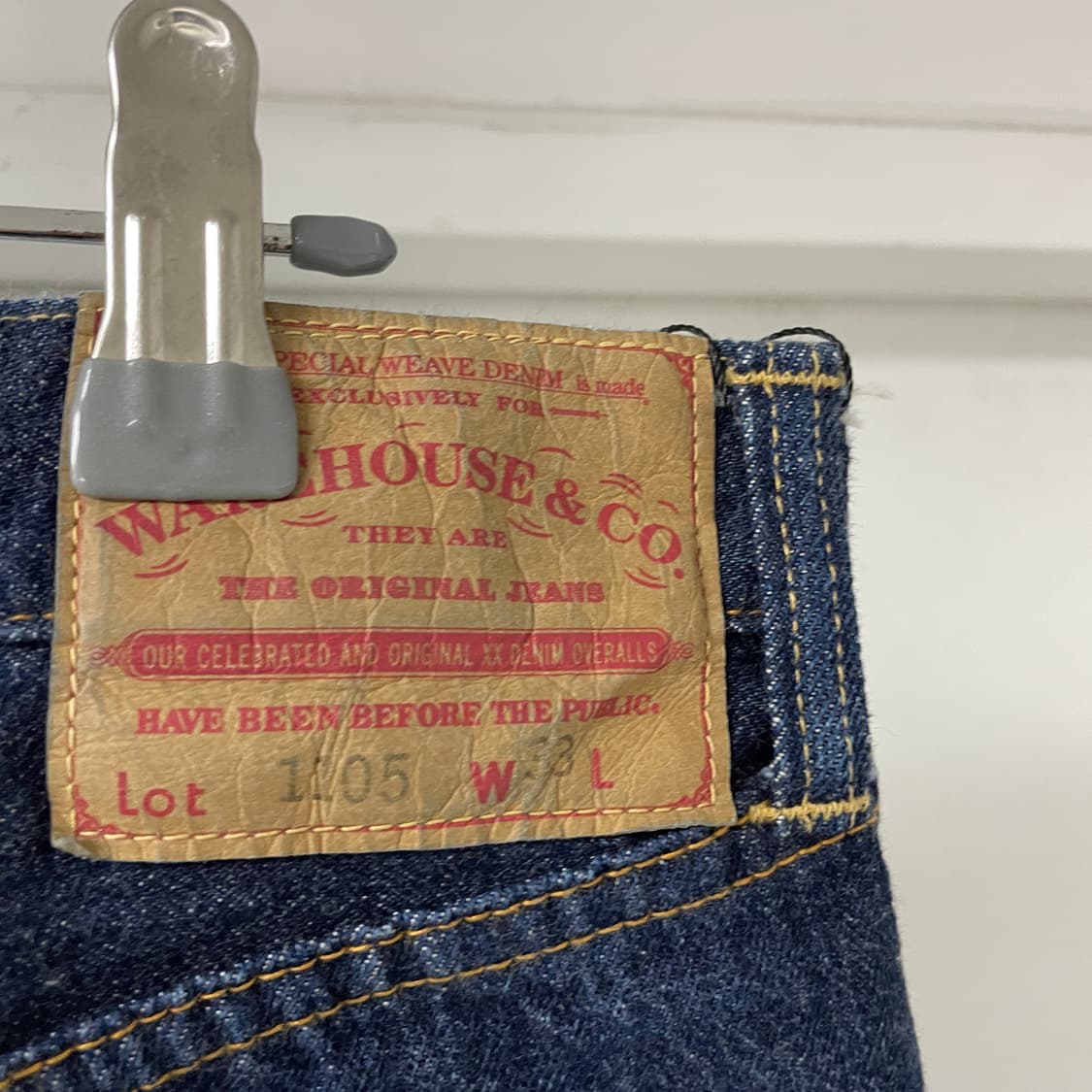 웨어하우스 1105 데님 팬츠 33 상품이미지4