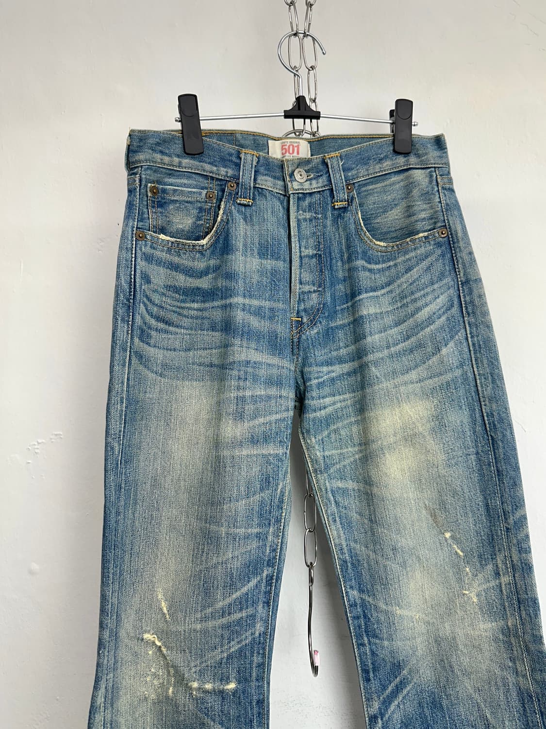 Levi’s 00s 501 Wash Straight Denim Jeans 상품이미지2