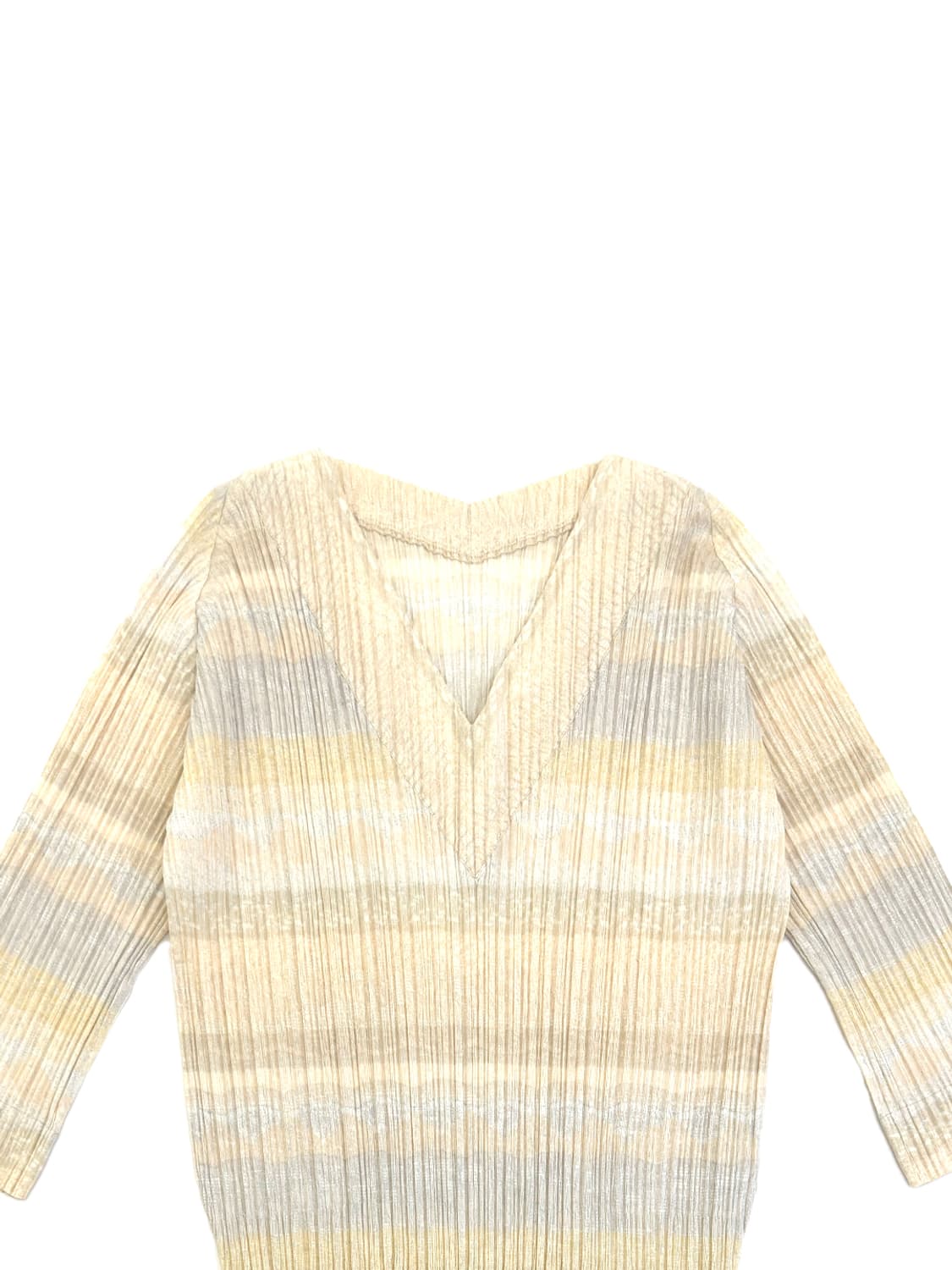 Pleats Please Vneck Watercolour Pint Top 상품이미지4