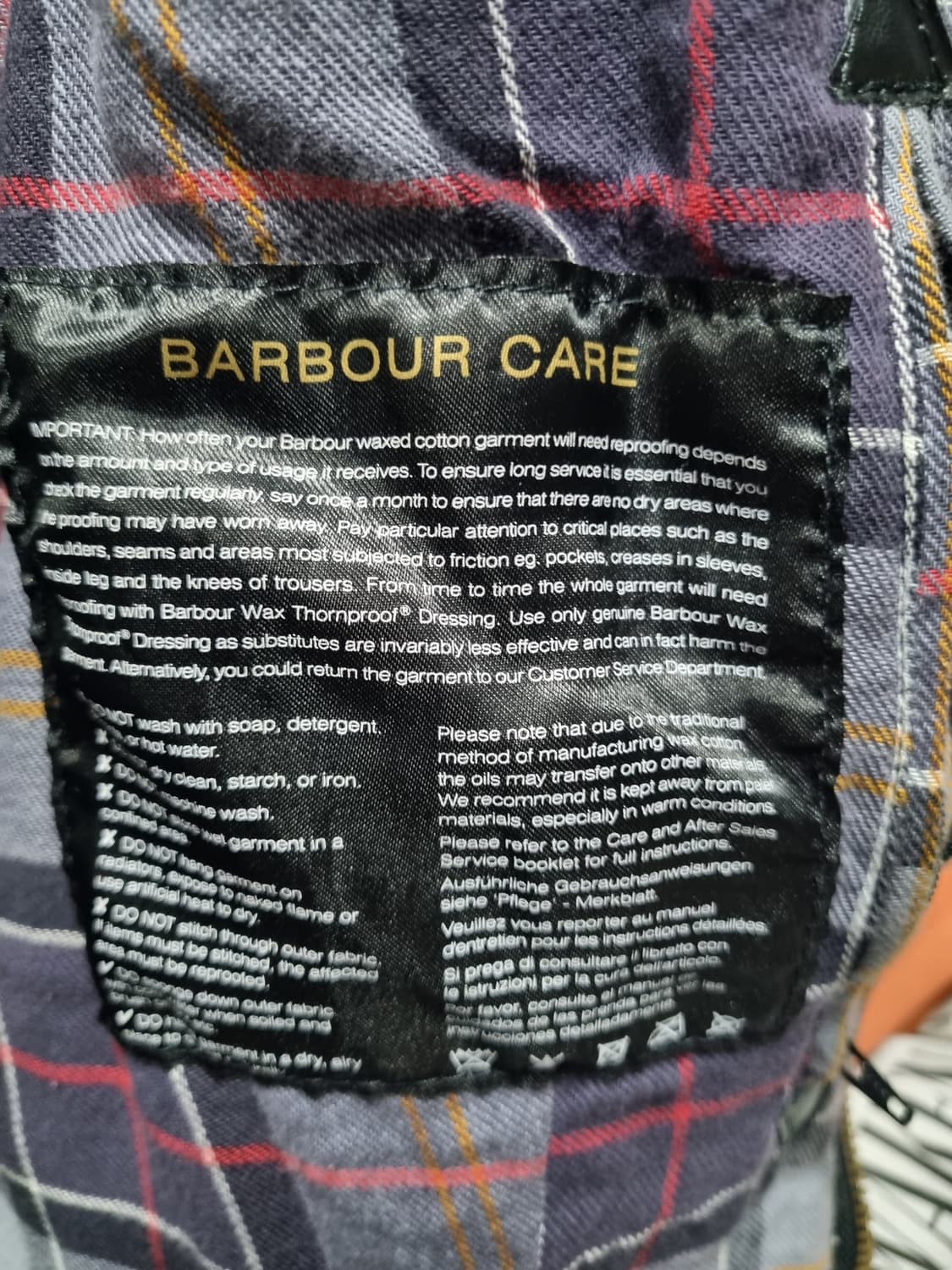 바버 여성 왁스 자켓  상품이미지4