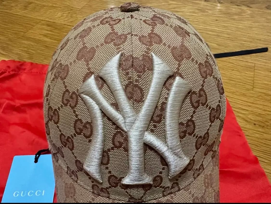 구찌/뉴욕양키스빅자수로고캡/os 상품이미지2