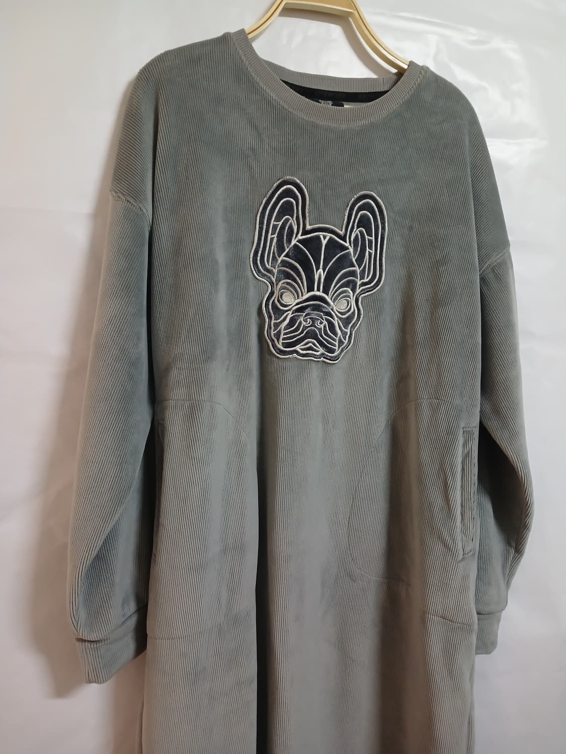 (프리사이즈)라이프워크 코듀로이 벨로아 안감 원피스 상품이미지2