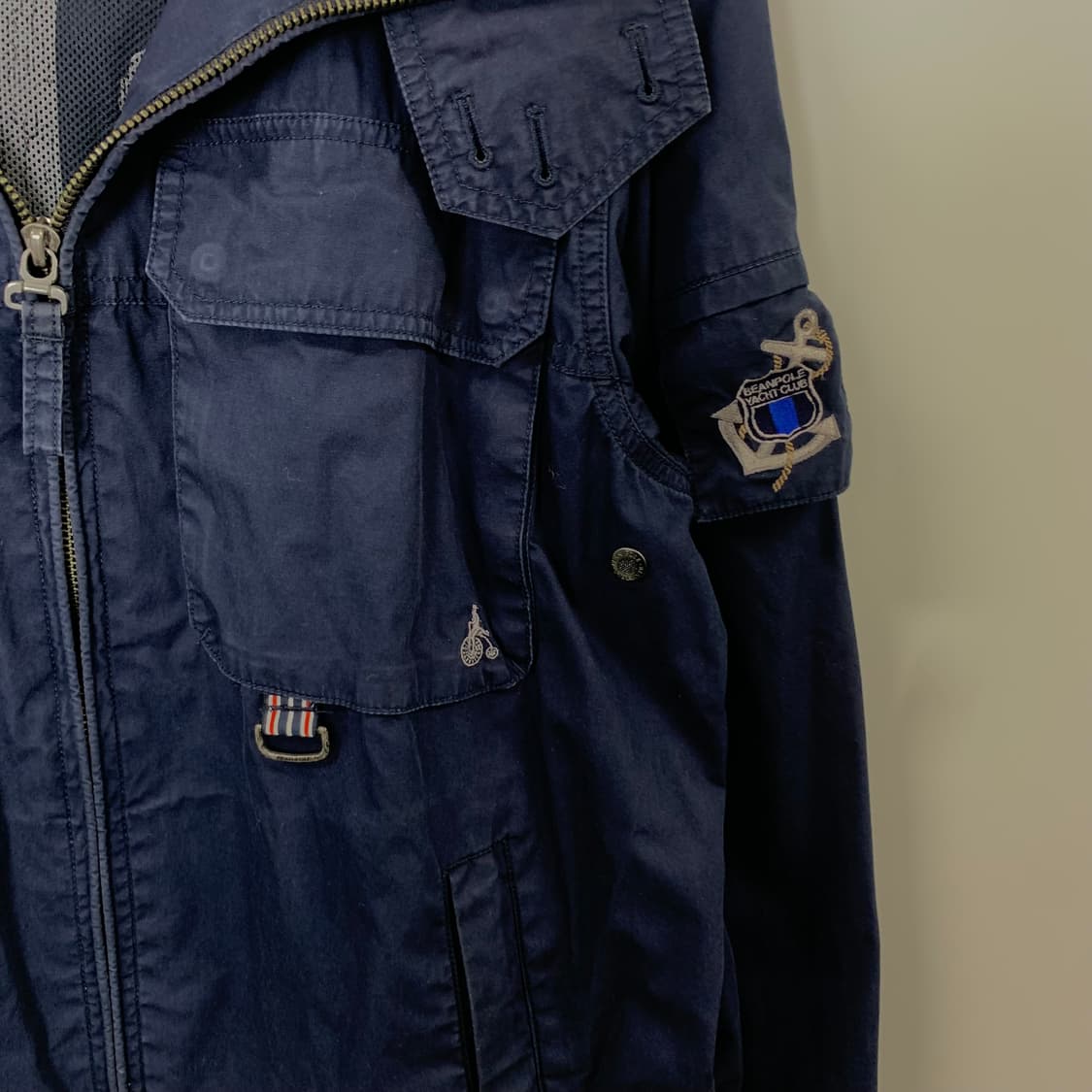 빈폴 네이비 포켓 유틸리티 후드 자켓 상품이미지4