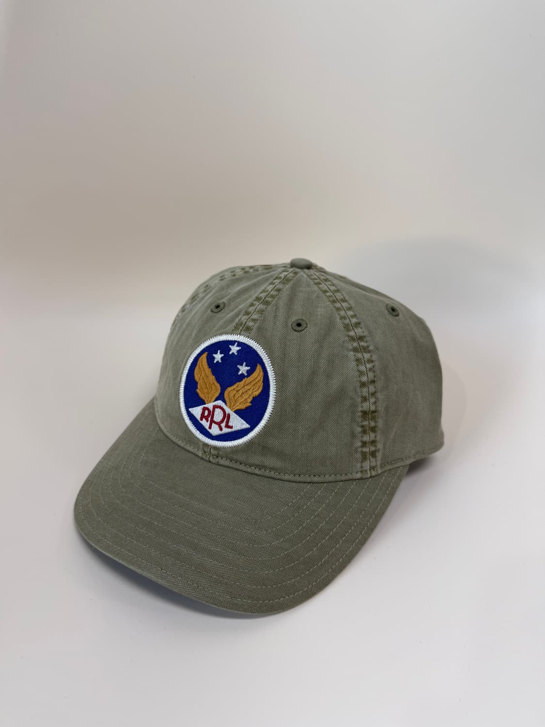 더블알엘 가먼트 다잉 6패널 볼캡 그린 상품이미지1