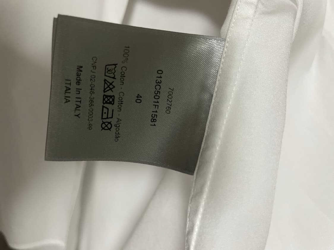 디올 남성 브로치 셔츠 상품이미지4