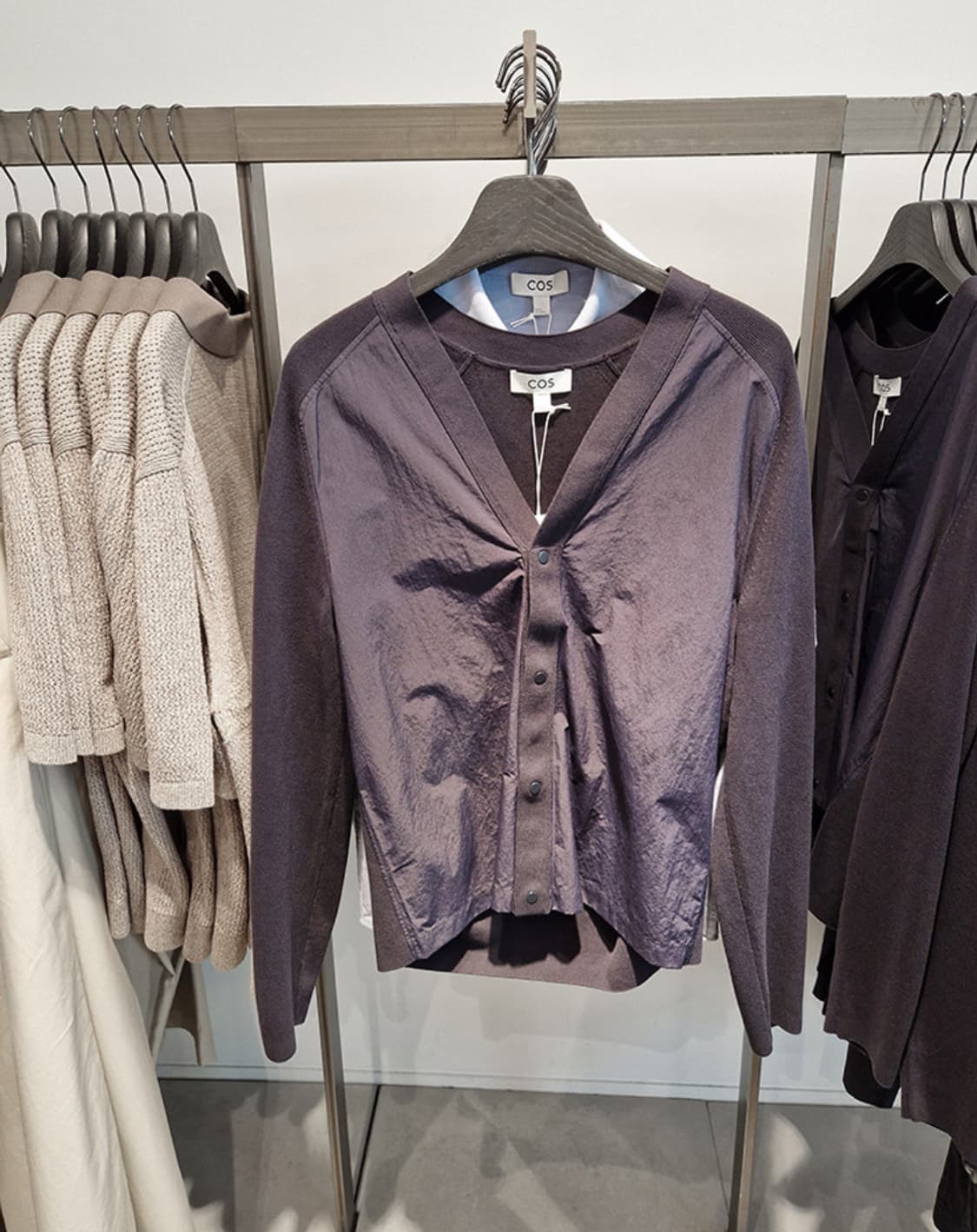 COS 신상 패널 가디건 새것 상품이미지5