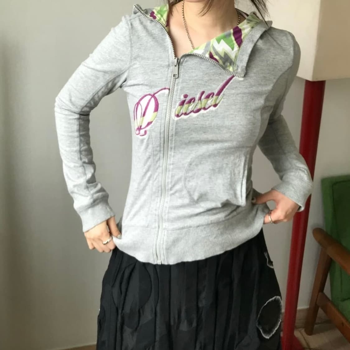 Diesel 리버시블 후드집업 상품이미지1