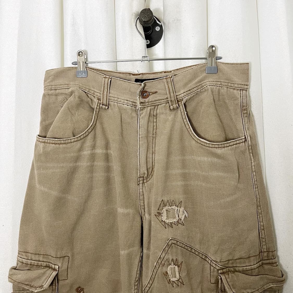 로카웨어 베이지 카고 조거 팬츠 상품이미지2