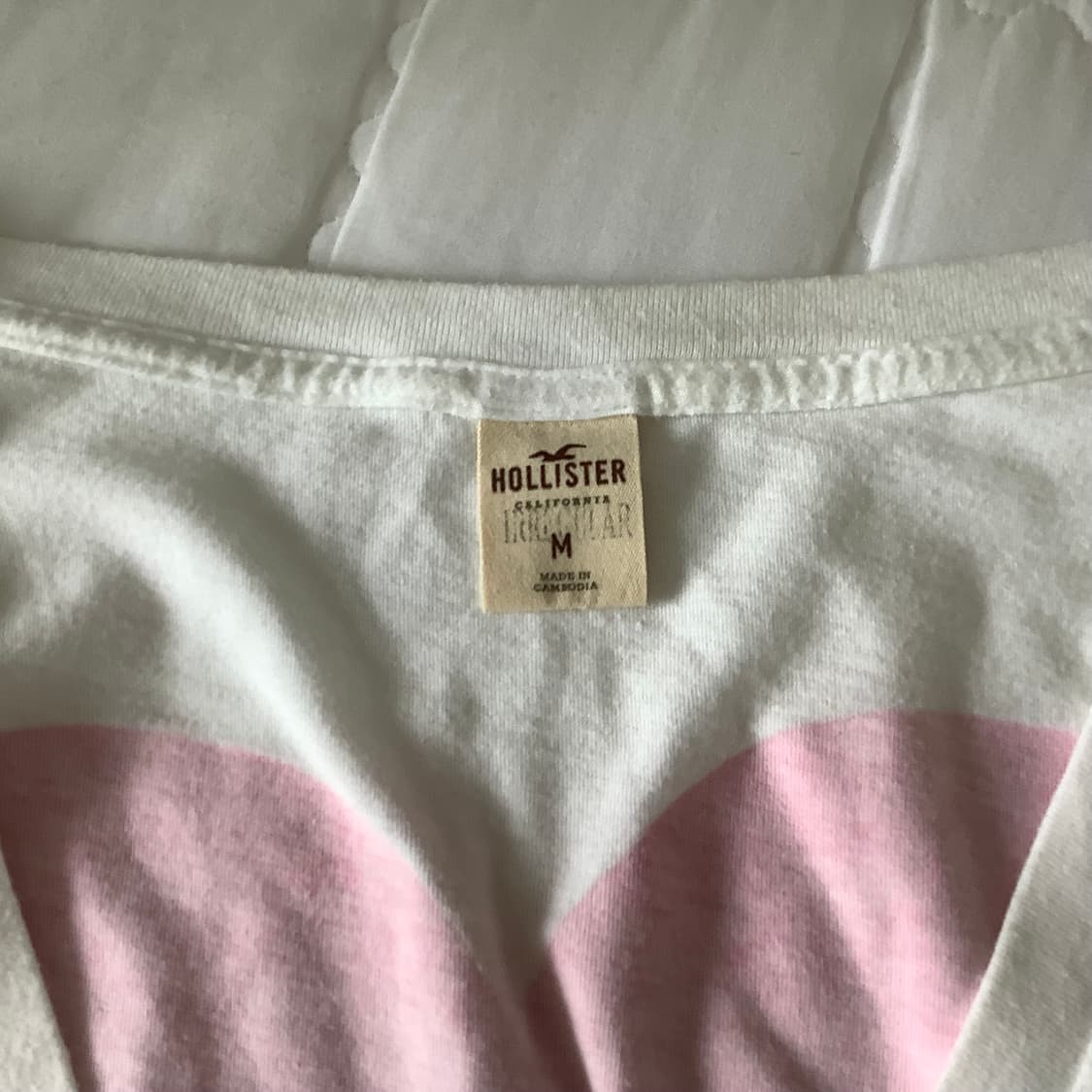 홀리스터 슬림핏 브이넥 롱슬리브 긴팔티 상품이미지5