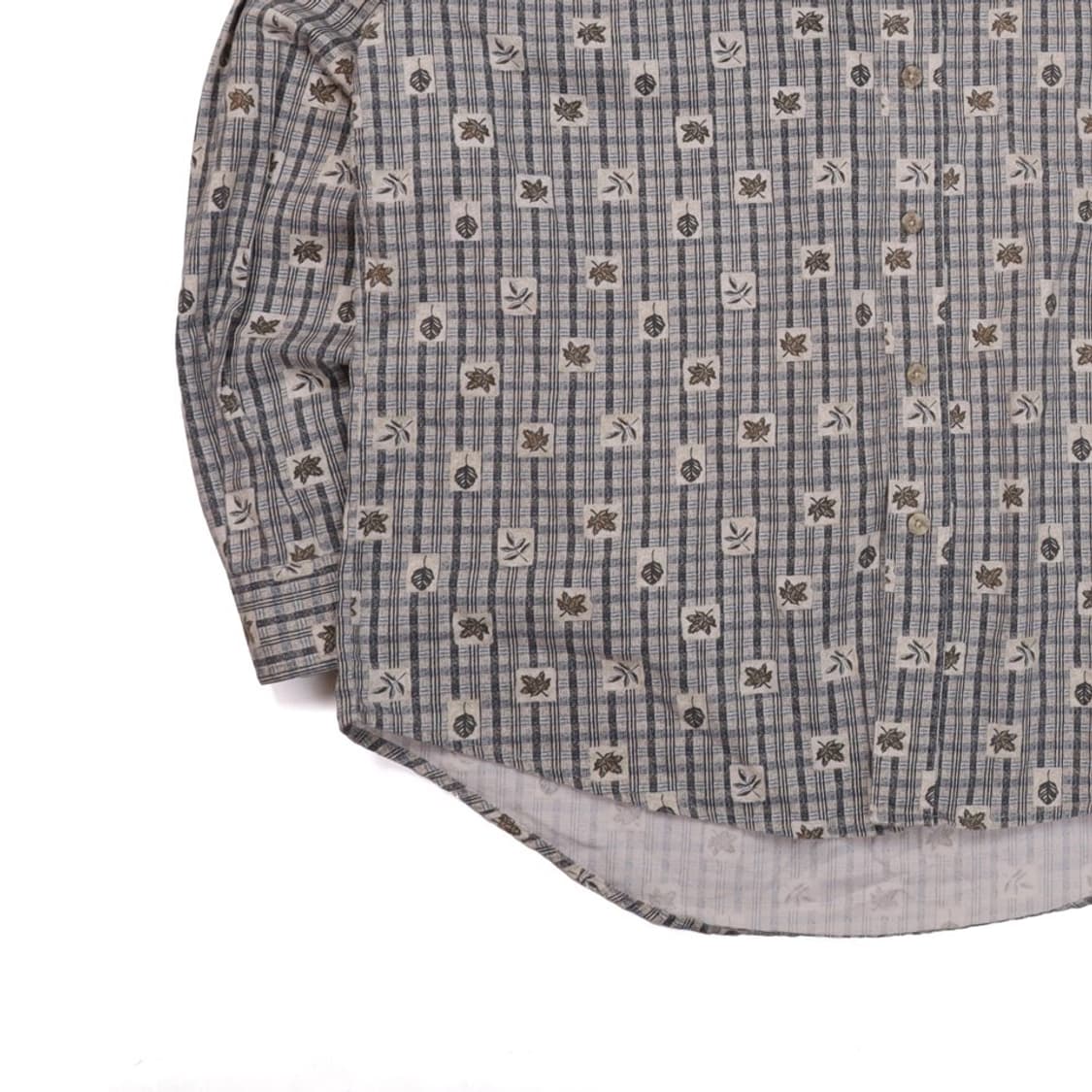 Wrangler Leaf Plaid Button-Down Shirt 상품이미지3