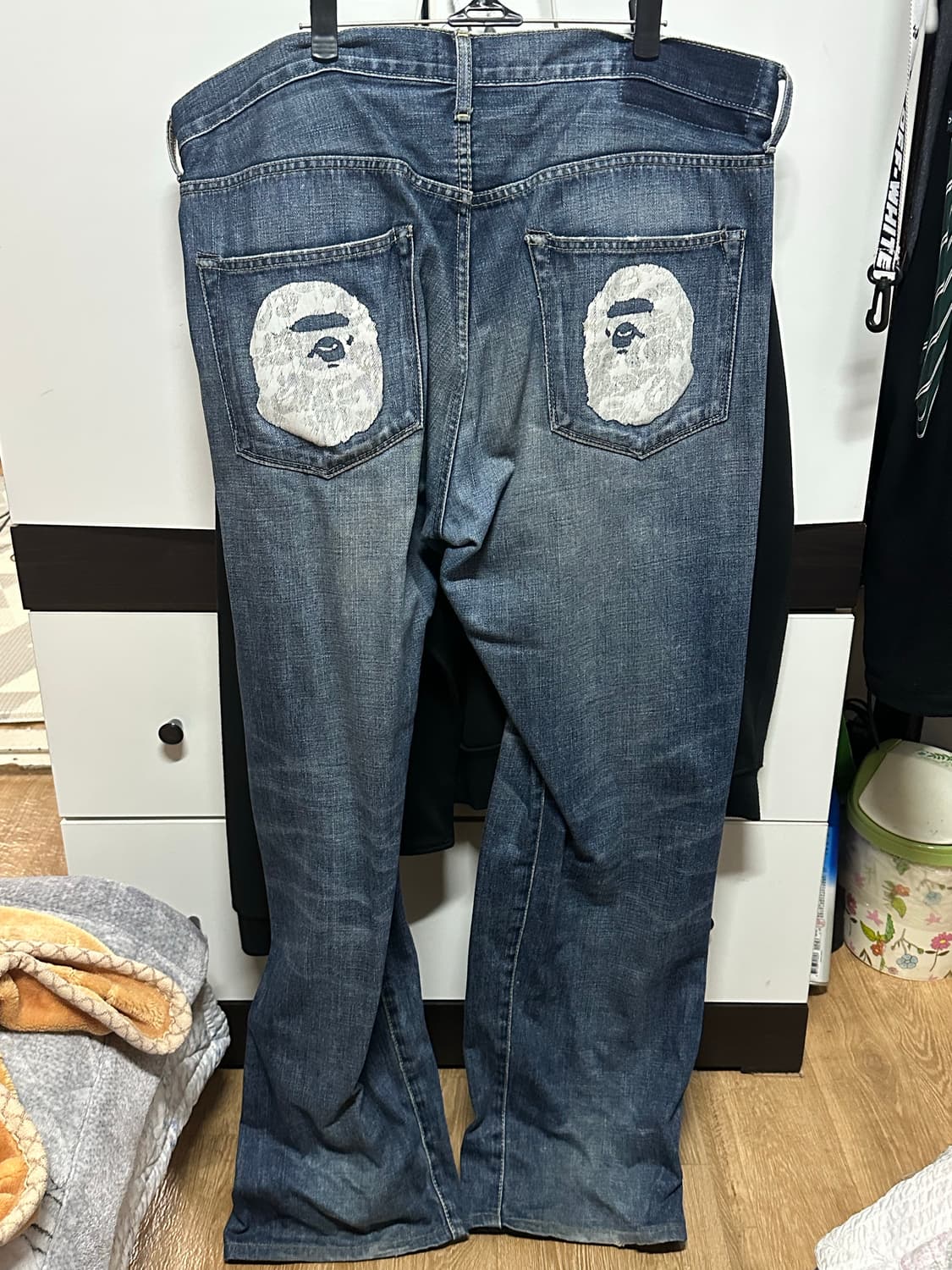 베이프 사루 데님팬츠 상품이미지2