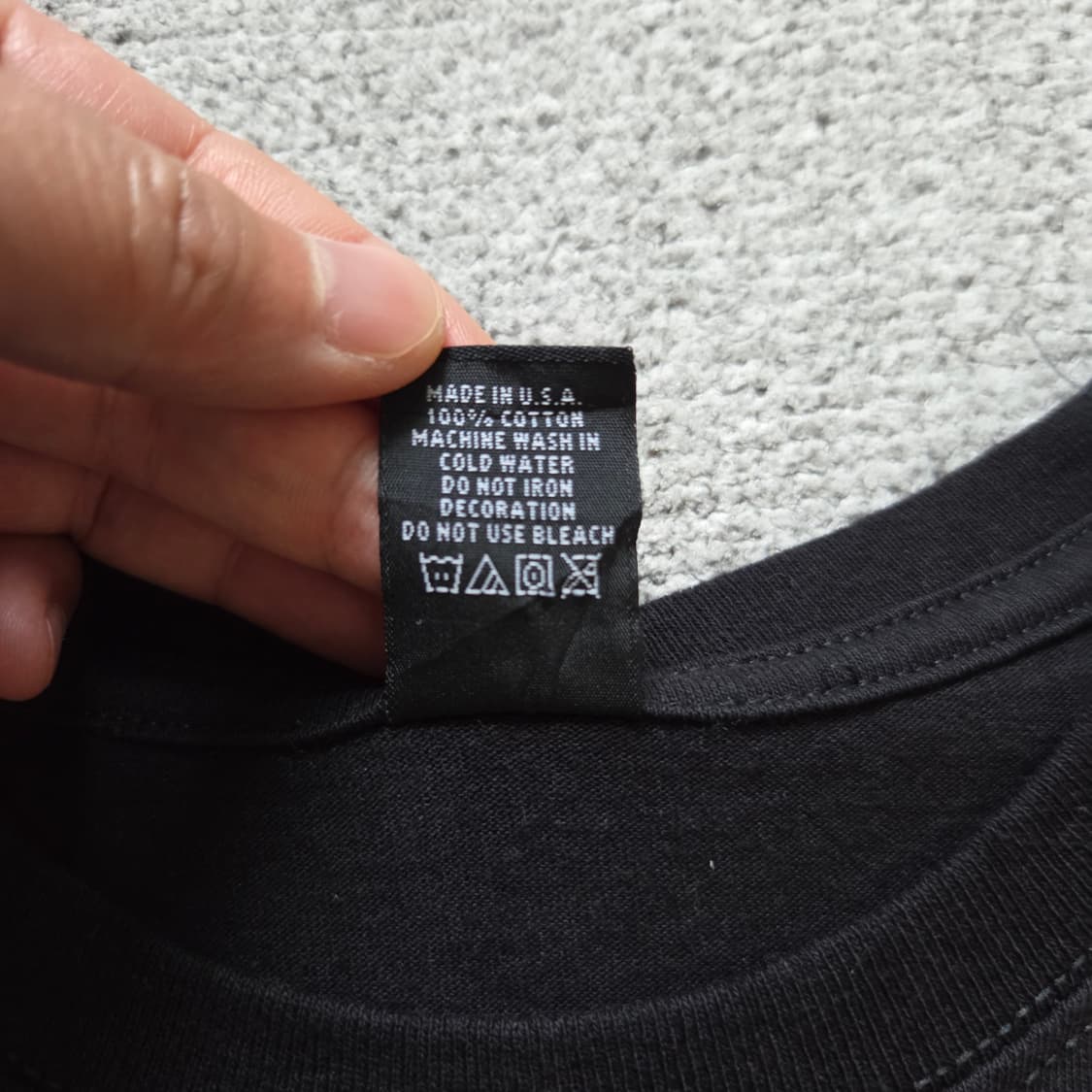 90s 미국제 ABC USA 반팔 티셔츠 M-슬림L(95-100) 상품이미지5