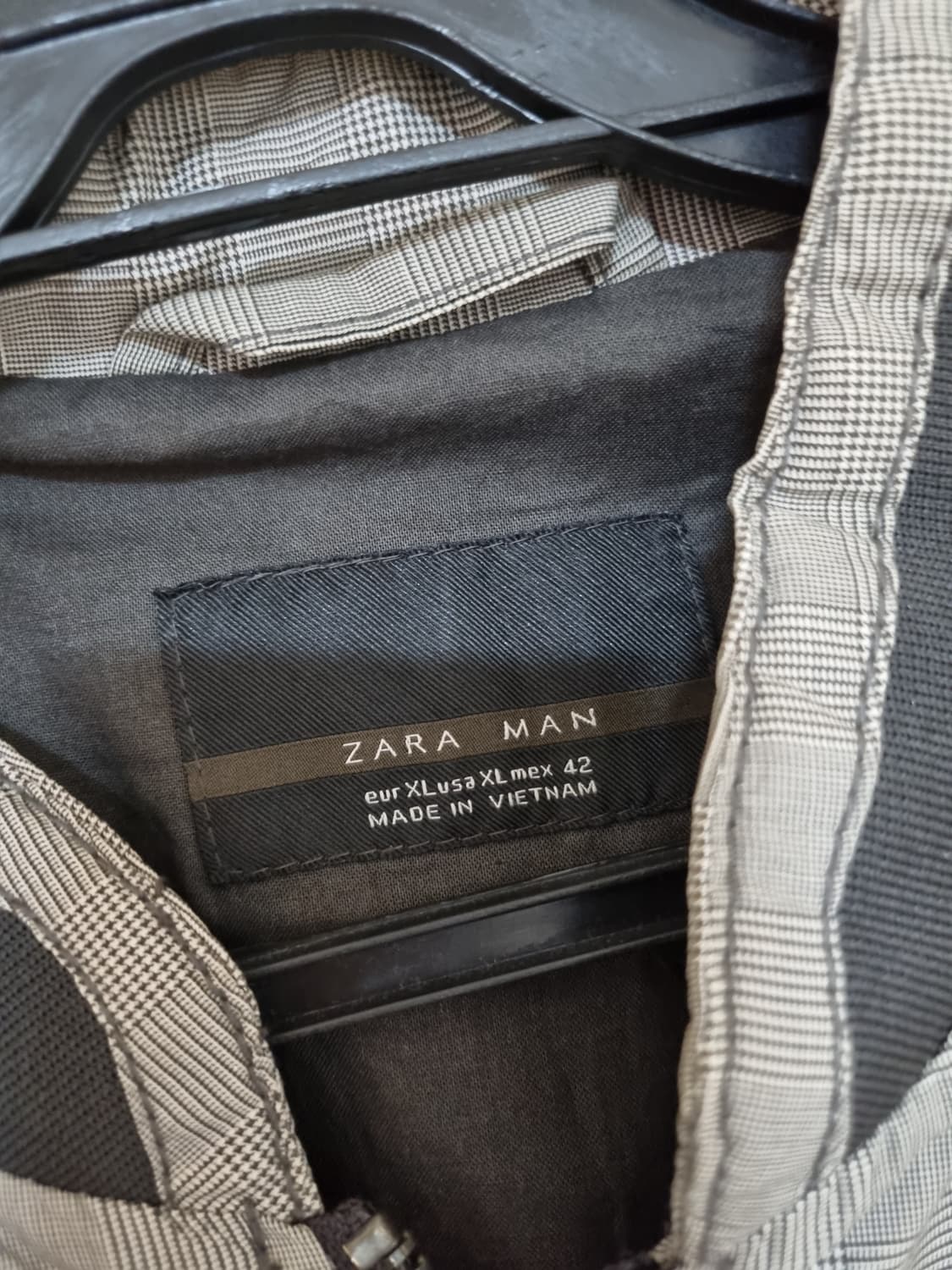 ZARA 자라 체크 봄버 상품이미지4
