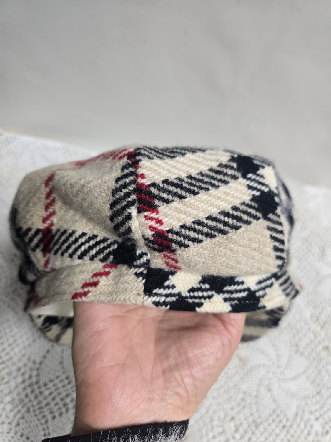 버버리 노바체크 울 모자 (L) 상품이미지3