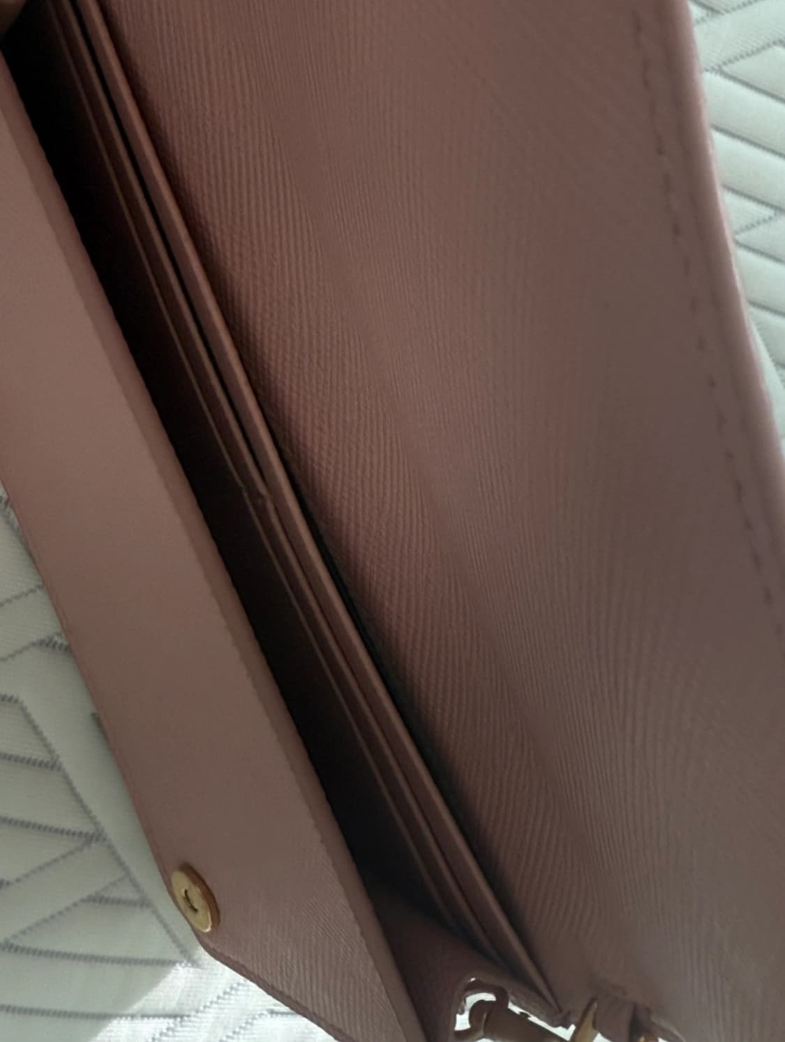 프라다 woc 체인 크로스백 지갑 가방 핑크 정품 상품이미지5