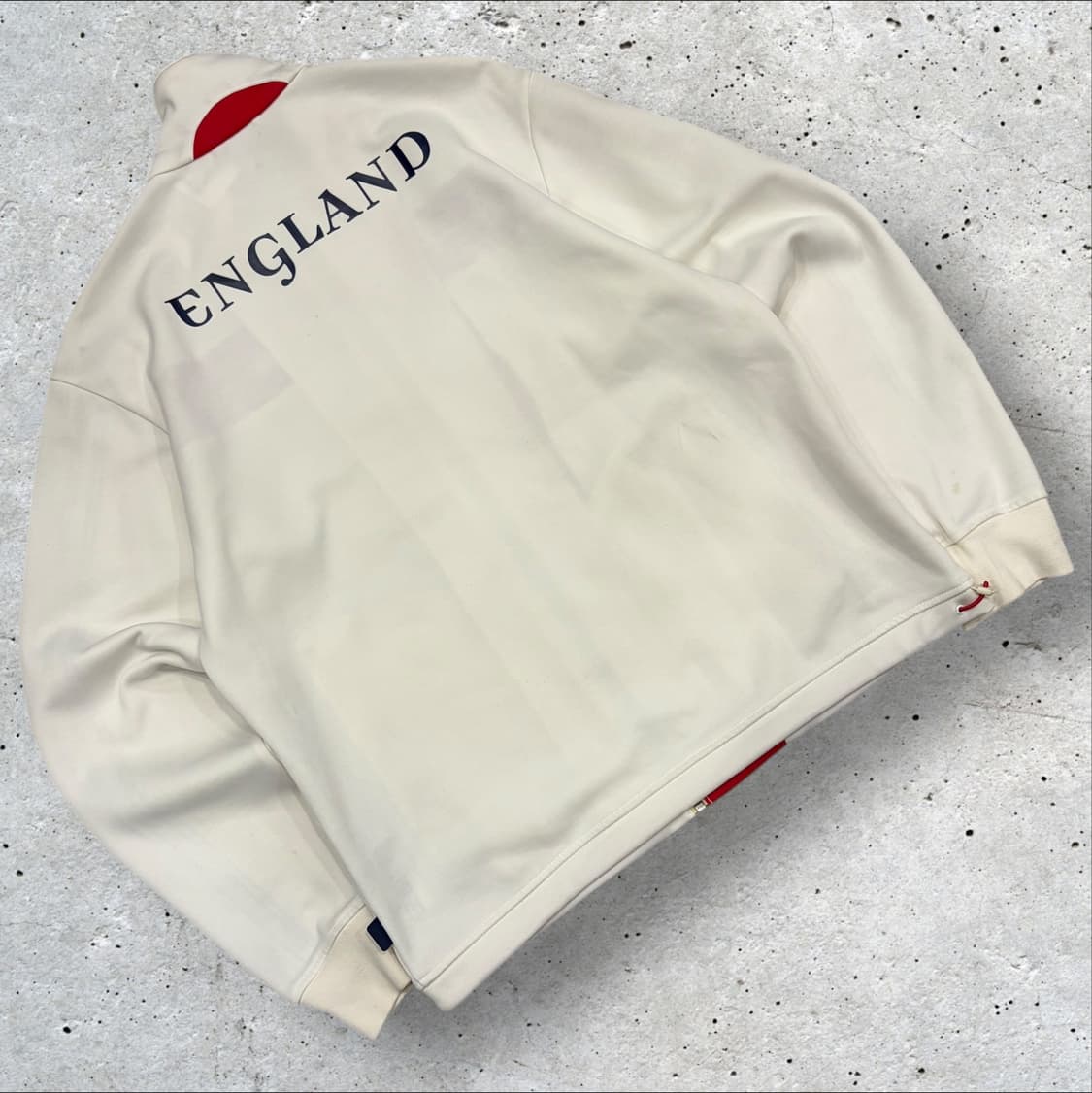 [95] 05s 아디다스 잉글랜드 삼선 화이트 레드 트랙탑 져지 B946 상품이미지2