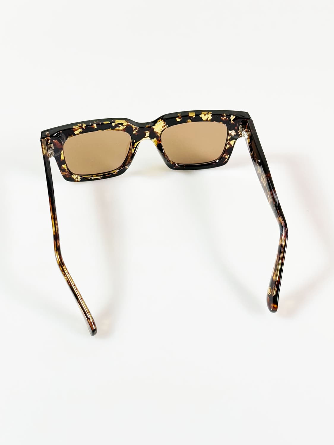 CANAAN 토터스쉘 볼드 스퀘어 빈티지 틴트 선글라스 상품이미지5