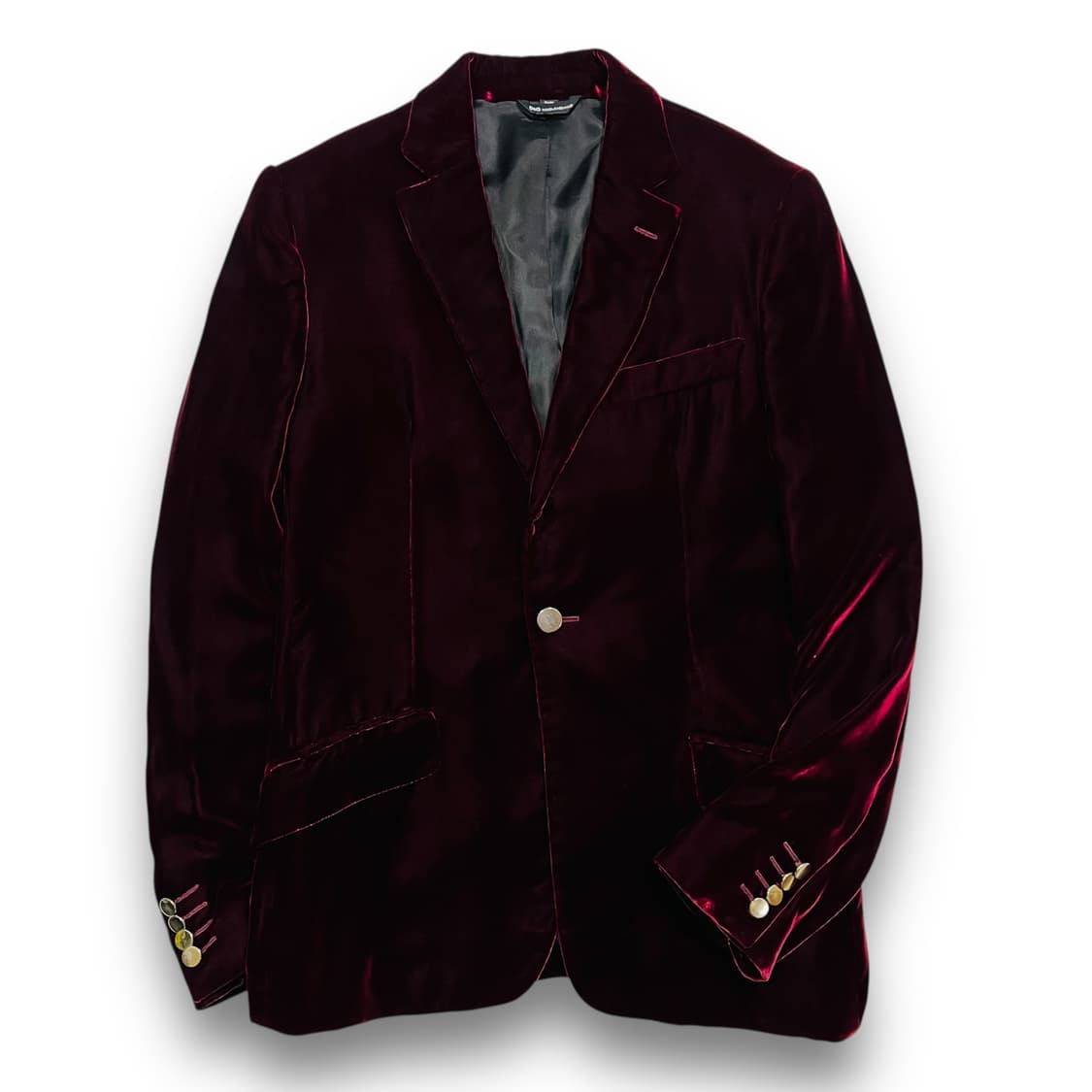 돌체 앤 가바나 00s 섹슈얼 다크 와인 벨벳 블레이저 상품이미지3