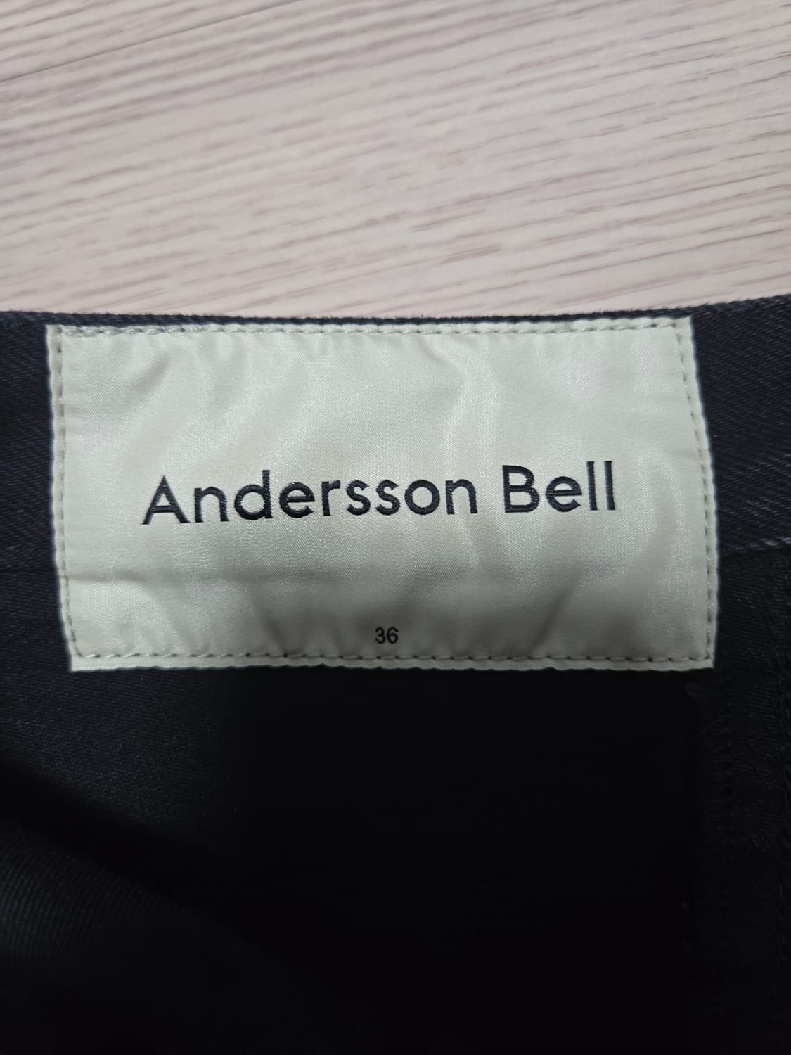 앤더슨벨 메튜 커브 진 블랙 롱 버전 36 상품이미지4