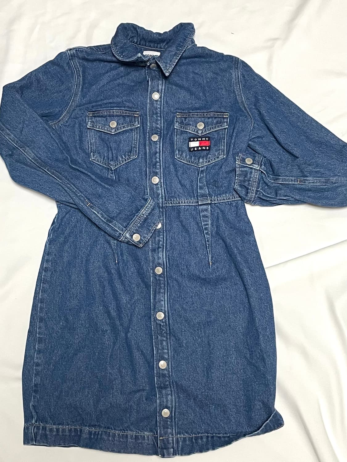 타미진 데님 원피스 상품이미지1