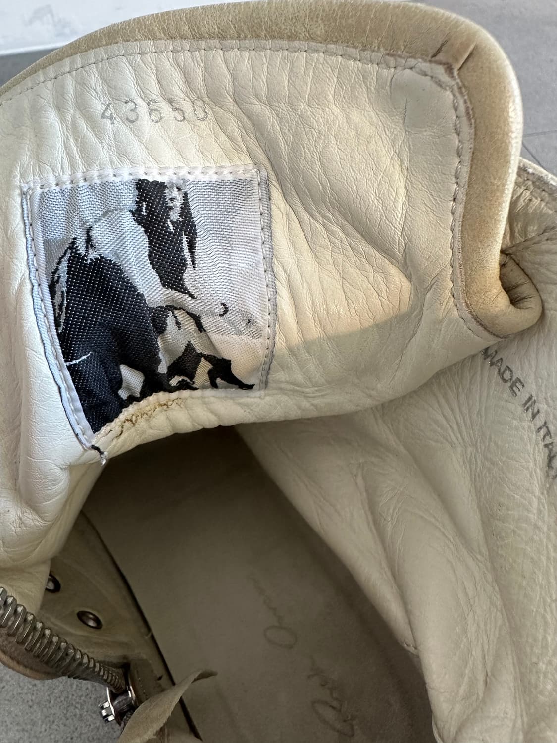 릭오웬스 og 라몬즈 하이 밀크 2010 상품이미지8