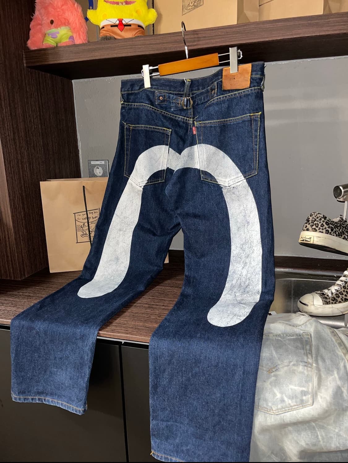 에비수 재팬 빅로고 데님 상품이미지1