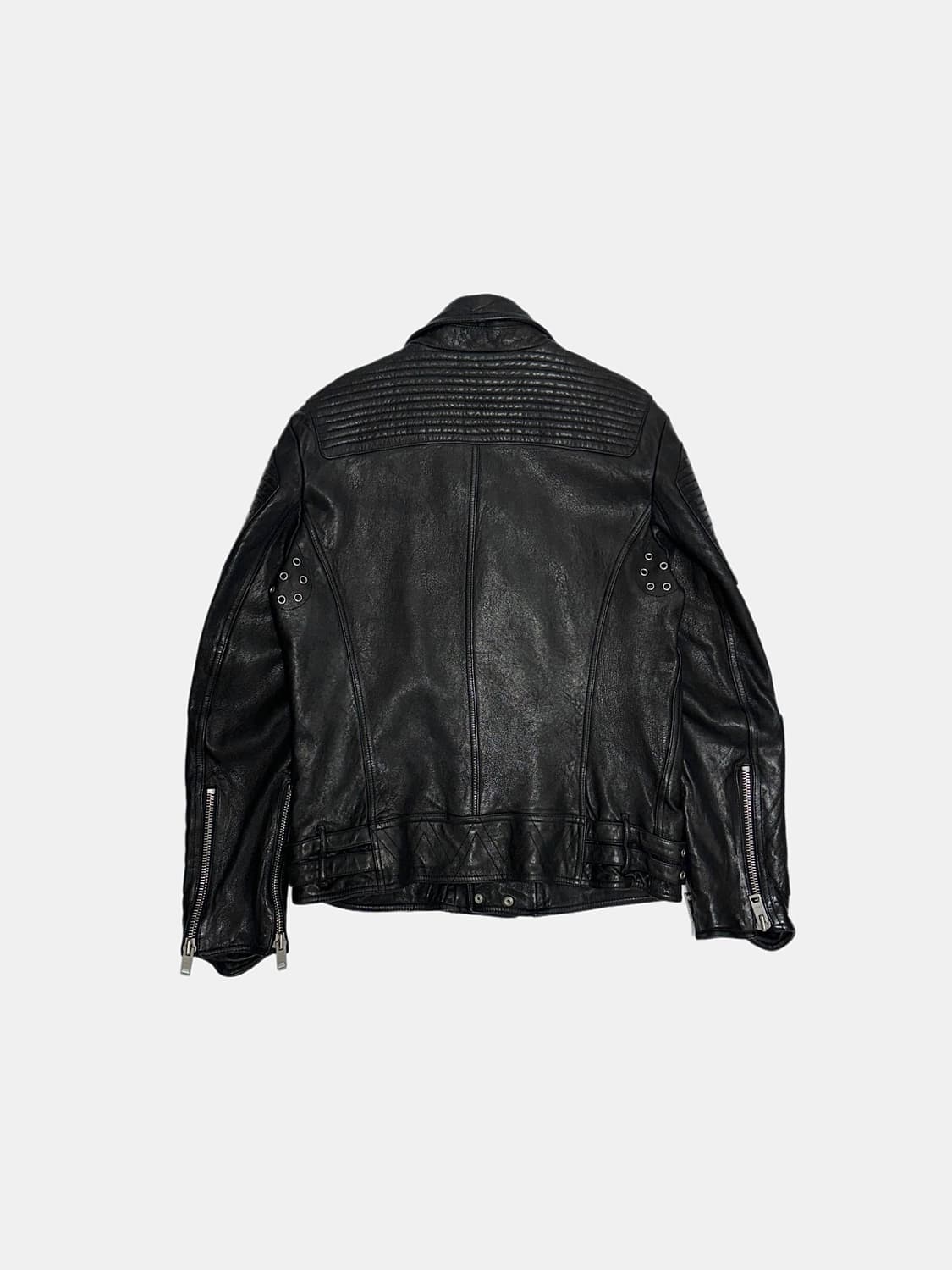 빈티지 가죽 바이크 라이더자켓 made in italy 상품이미지9