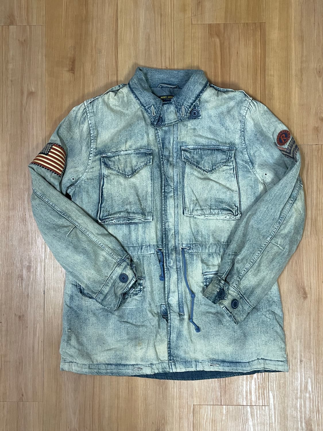 폴로 성조기 워싱 데님 청자켓  상품이미지1