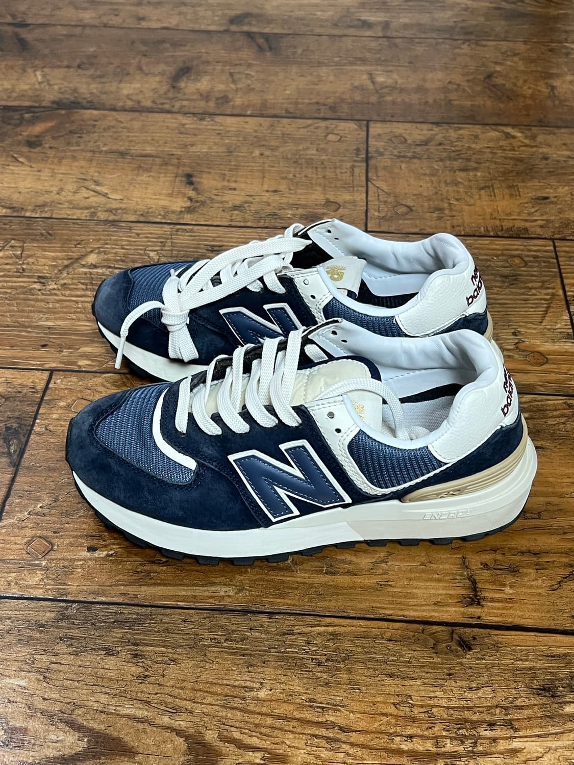 (세탁완료) 뉴발란스574 레거시 네이비 245 250 255 상품이미지2