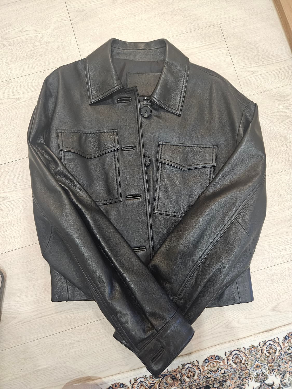 메종드 스페로네 램스킨 100% 가죽자켓 F사이즈 상품이미지3