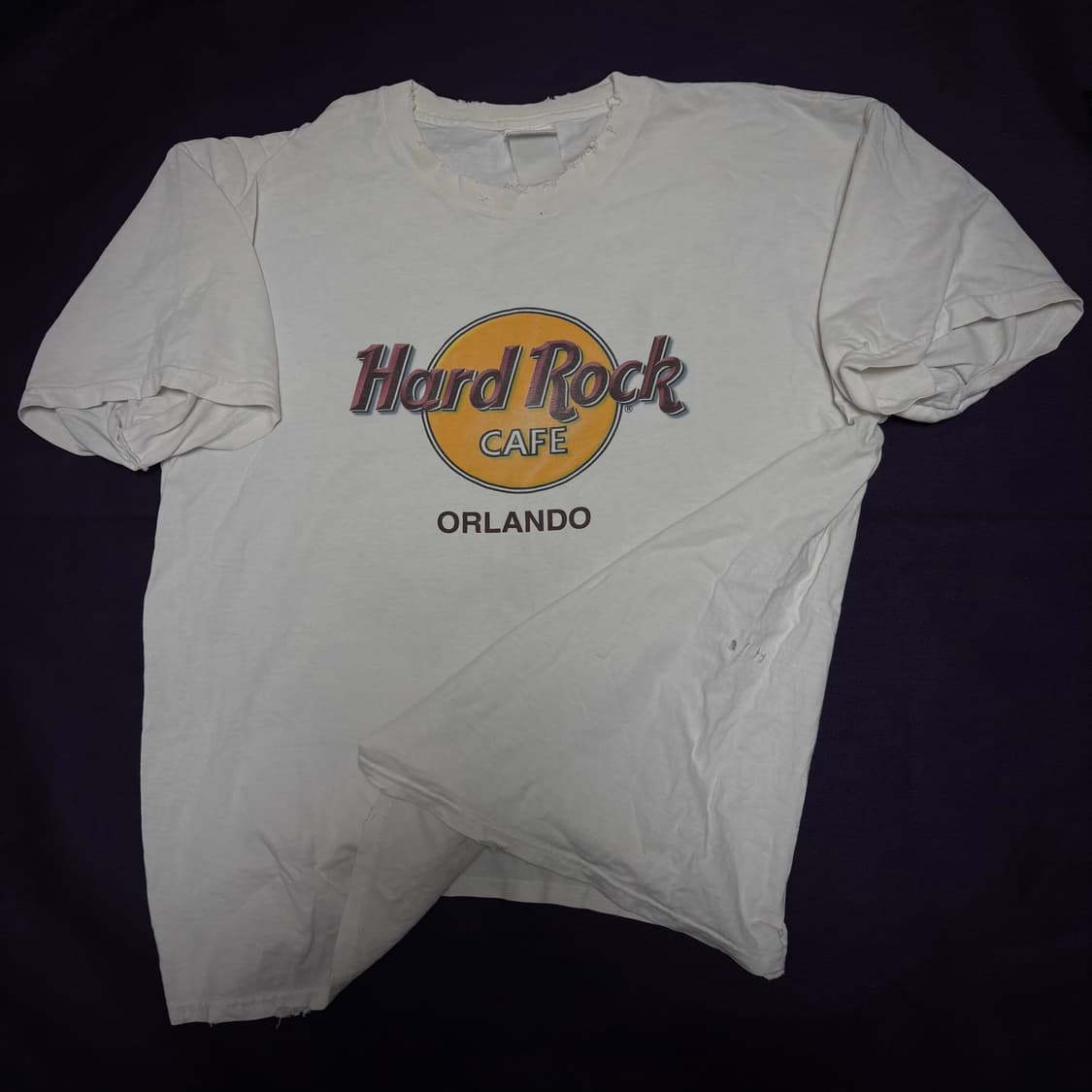 90s  Hard Rock Cafe Orlando Tee 하드락 상품이미지6