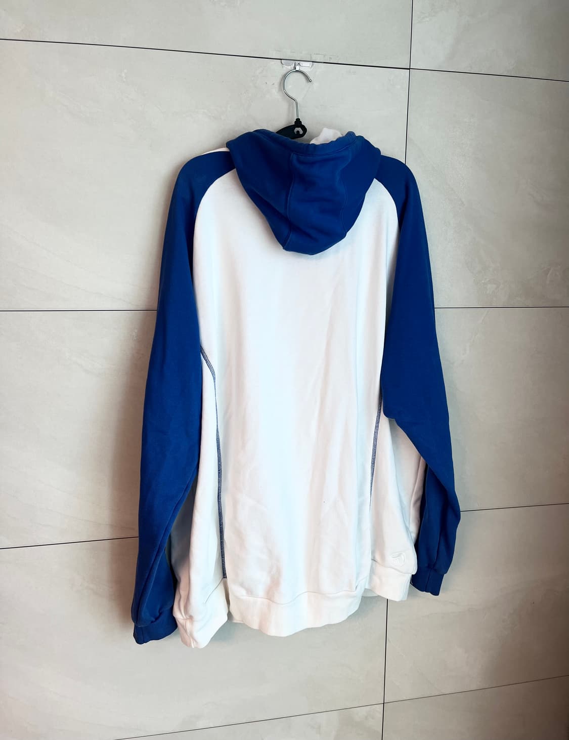 [2XL] 극희귀 유일매물 아디다스 첼시 흰,파 후드티 상품이미지2