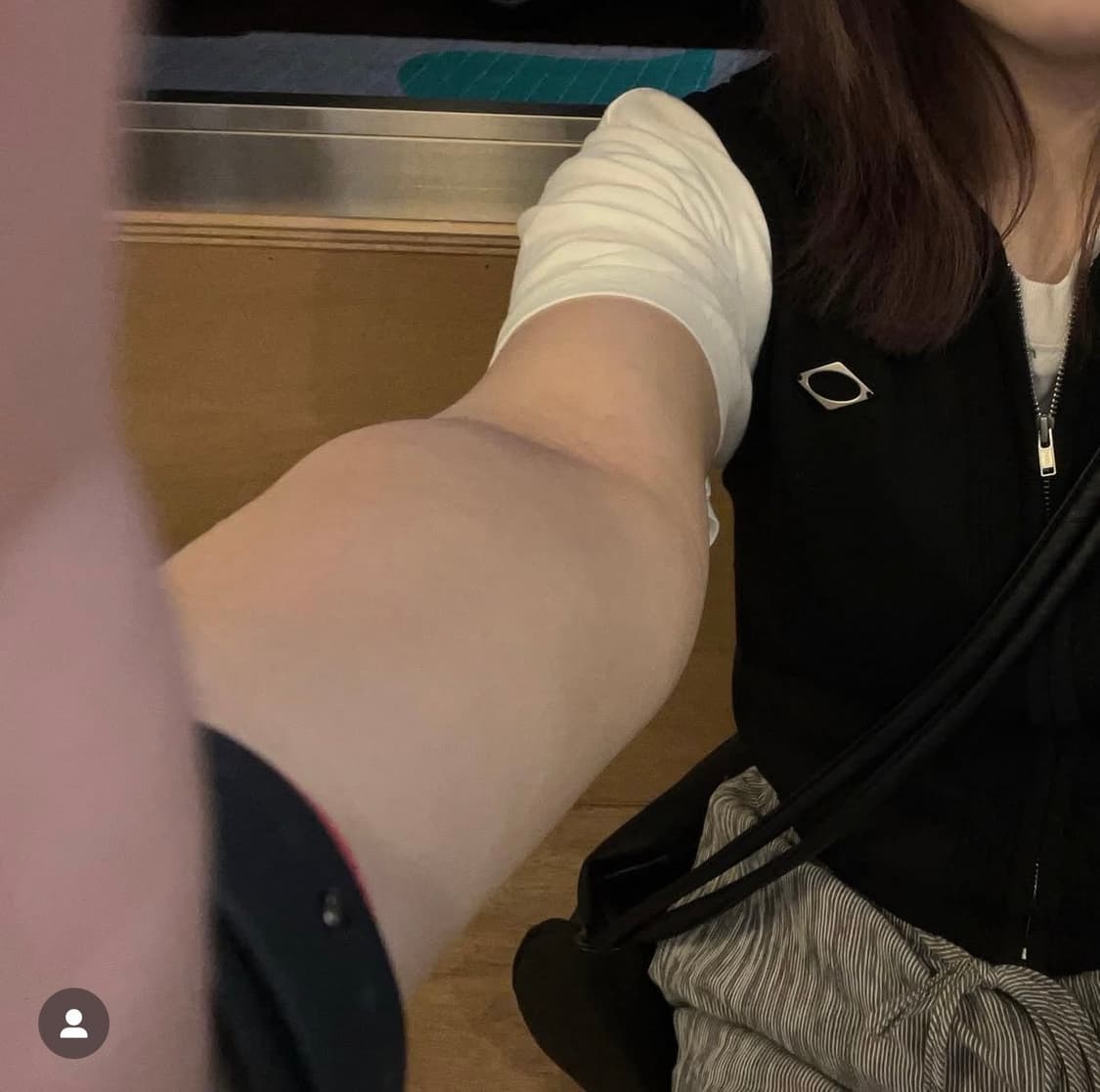 미스치프 롬버스 후드 니트 조끼 상품이미지2