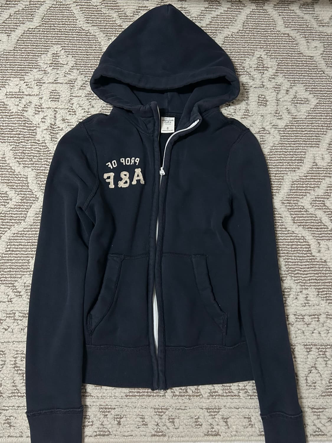 아베크롬비 네이비 후드집업  y2k 상품이미지1