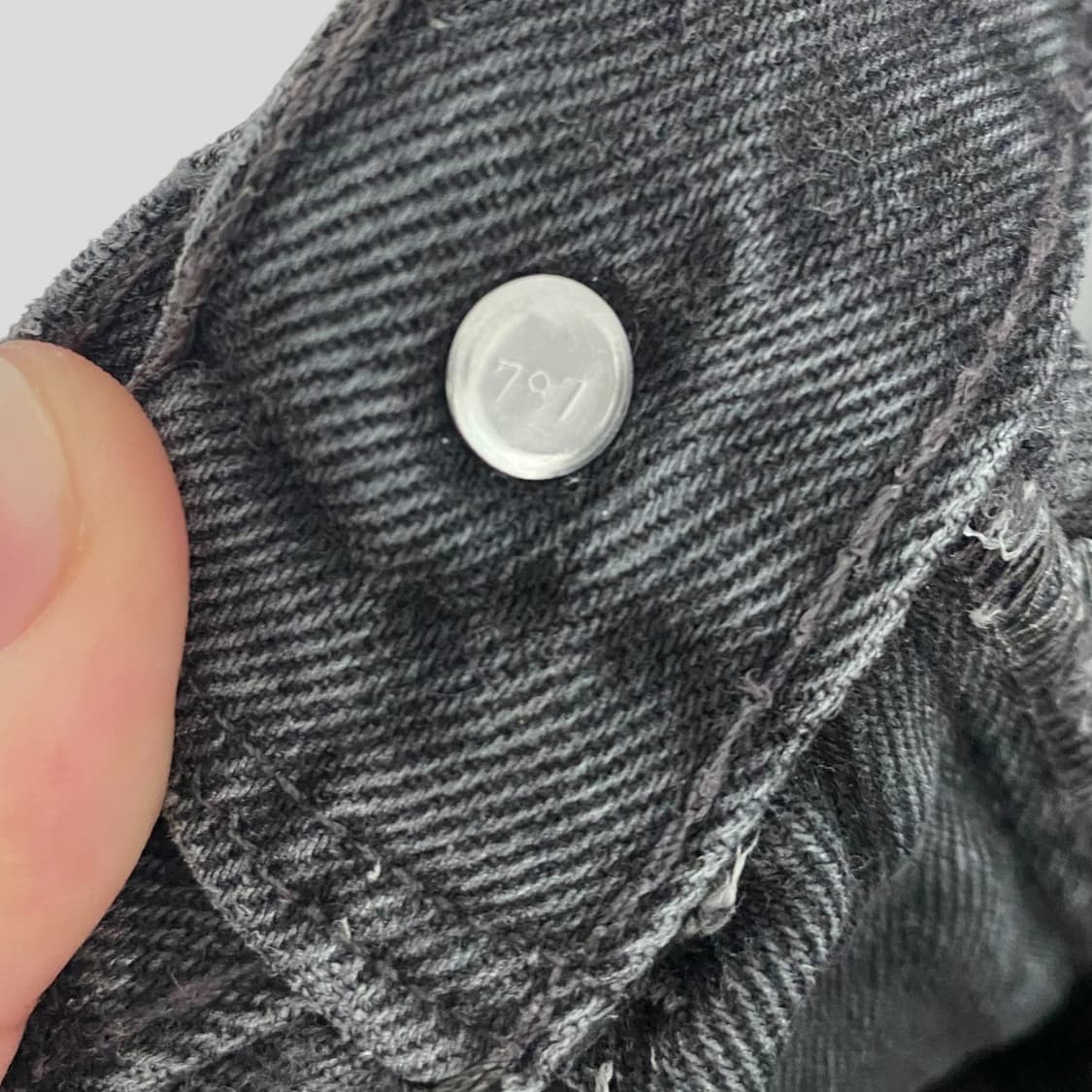 (30)90s 리바이스560 흑청 데님 청바지 상품이미지9