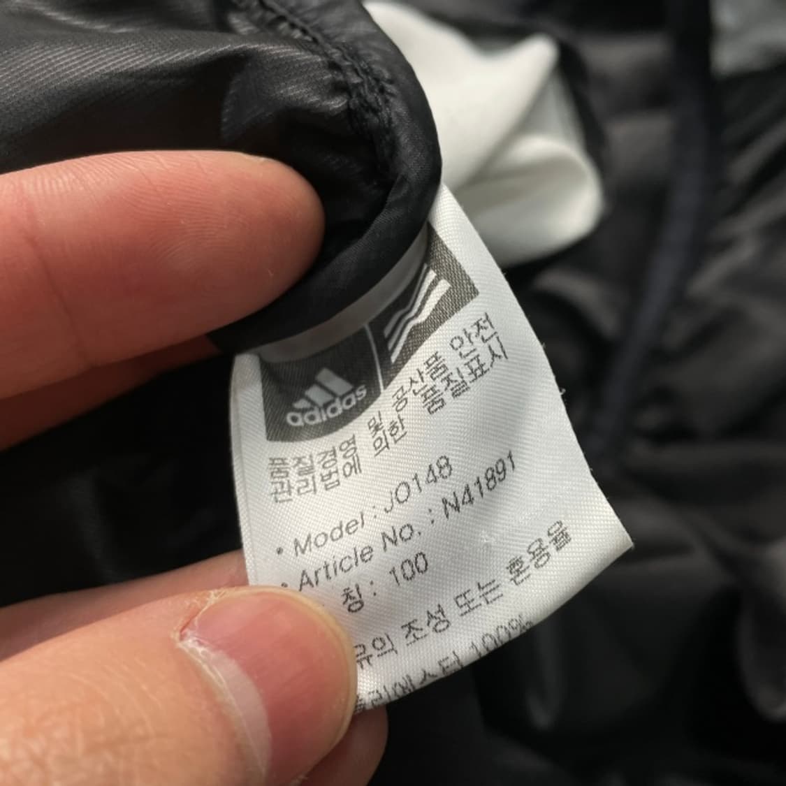100 아디다스 골프 반팔 구스다운 패딩  상품이미지4